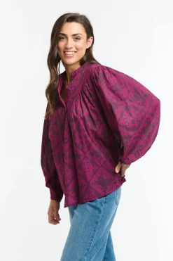 ITALIAN STAR Sybil Blouse FLEUR FUCHSIA