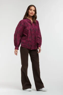 ITALIAN STAR Sybil Blouse FLEUR FUCHSIA