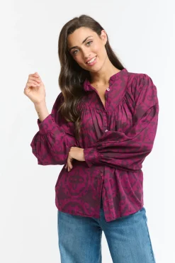 ITALIAN STAR Sybil Blouse FLEUR FUCHSIA
