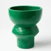 JONES & CO Berowra Pedestal Vase LEAF