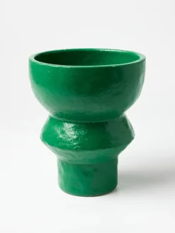 JONES & CO Berowra Pedestal Vase LEAF