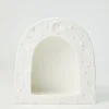 JONES & CO Luna White Wall Shelf