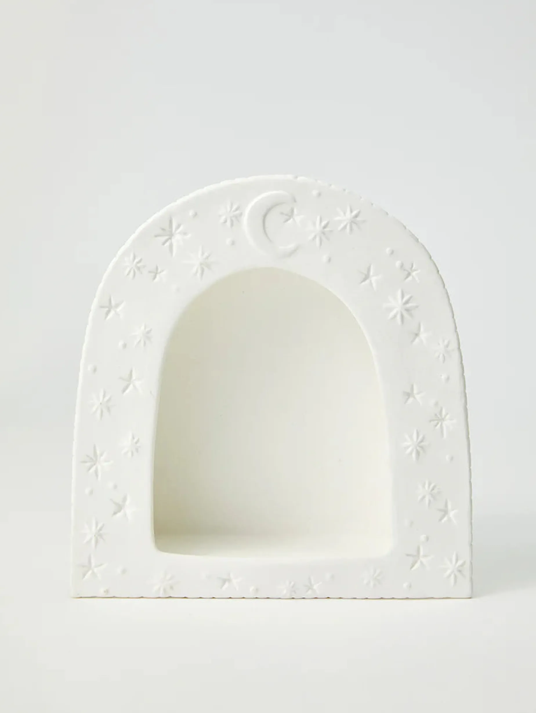JONES & CO Luna White Wall Shelf