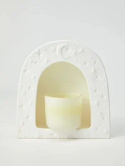 JONES & CO Luna White Wall Shelf