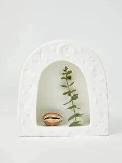 JONES & CO Luna White Wall Shelf