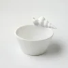 JONES & CO Mini Shell Bowl WHITE