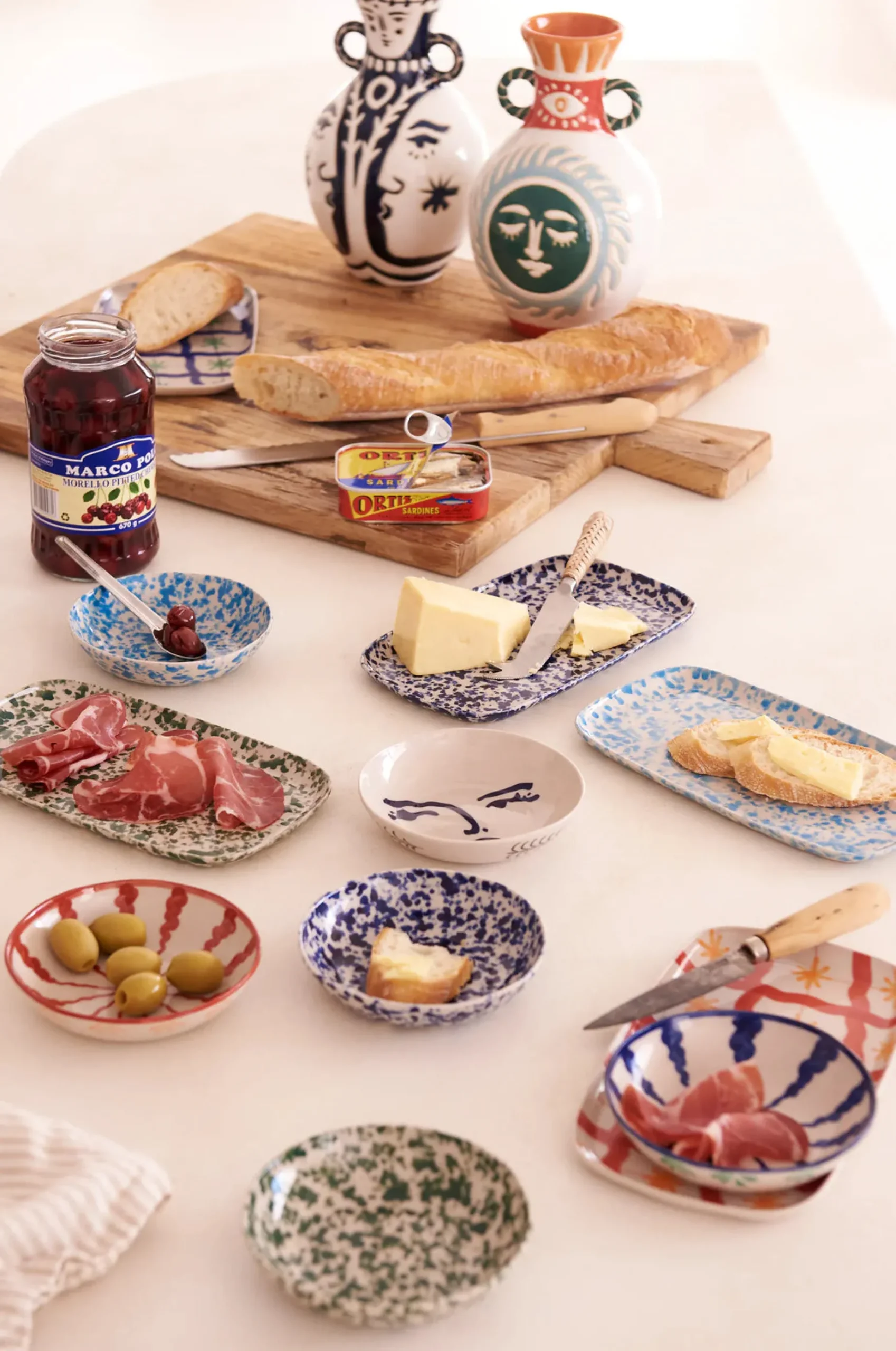 JONES & CO Pinchos Splatter Bowl NAVY