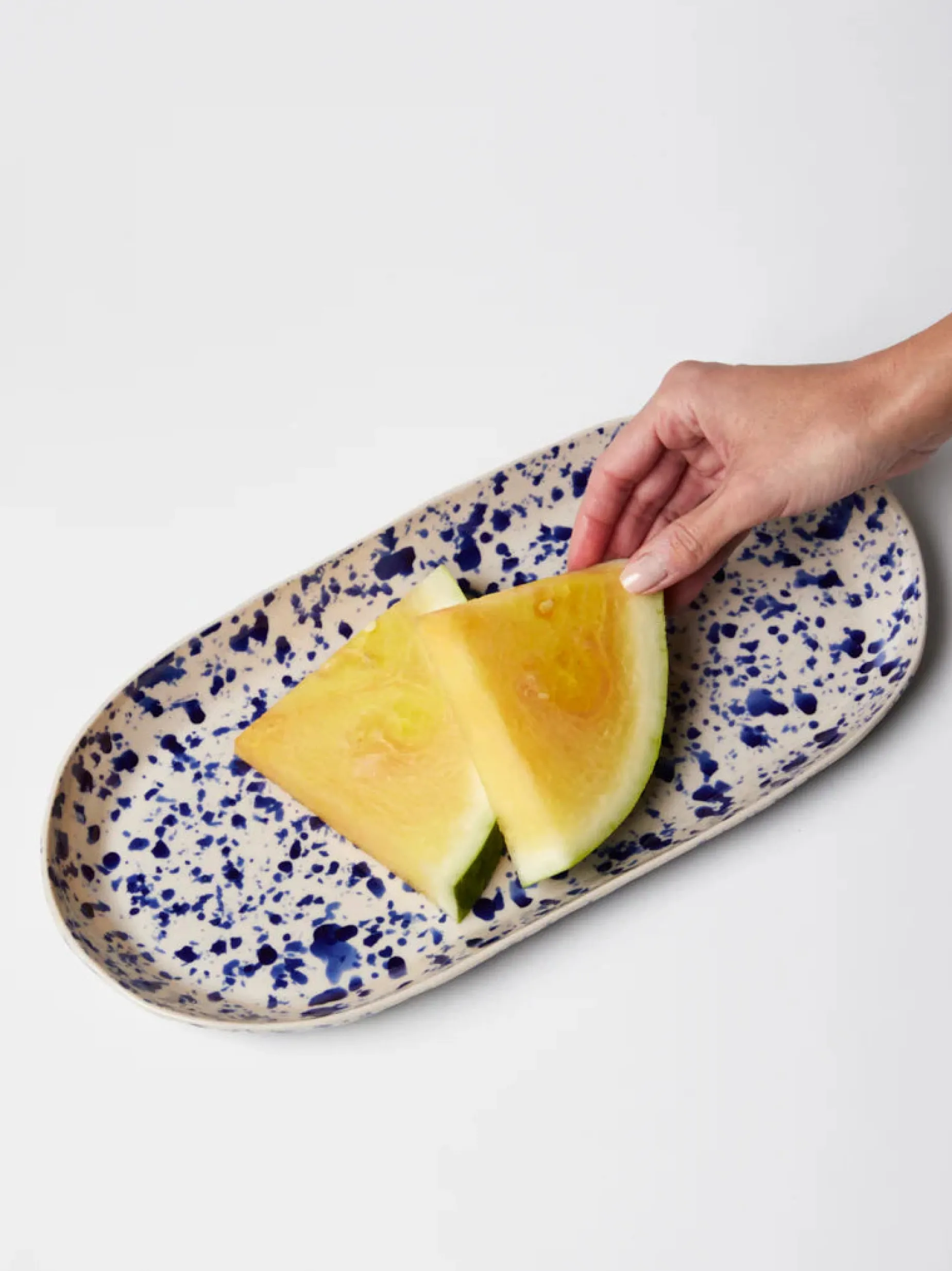 JONES & CO Splatter Platter BLUE