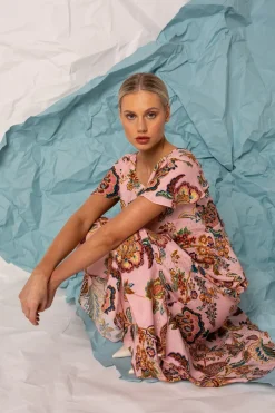 KACHEL Camila Dress CELESTIAL ROSE