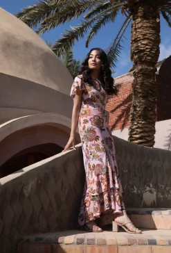 KACHEL Camila Dress CELESTIAL ROSE