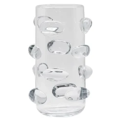 Kelsy Glass Urn CLEAR DOT