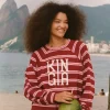 KINGA CSILLA Hades Stripe Romey Sweater