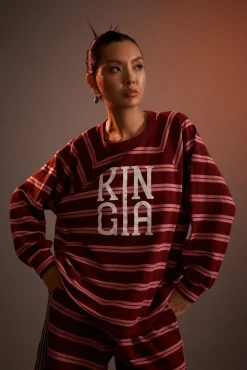 KINGA CSILLA Hades Stripe Romey Sweater