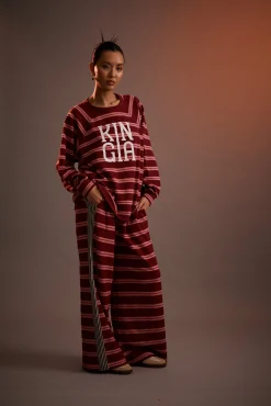 KINGA CSILLA Hades Stripe Romey Sweater