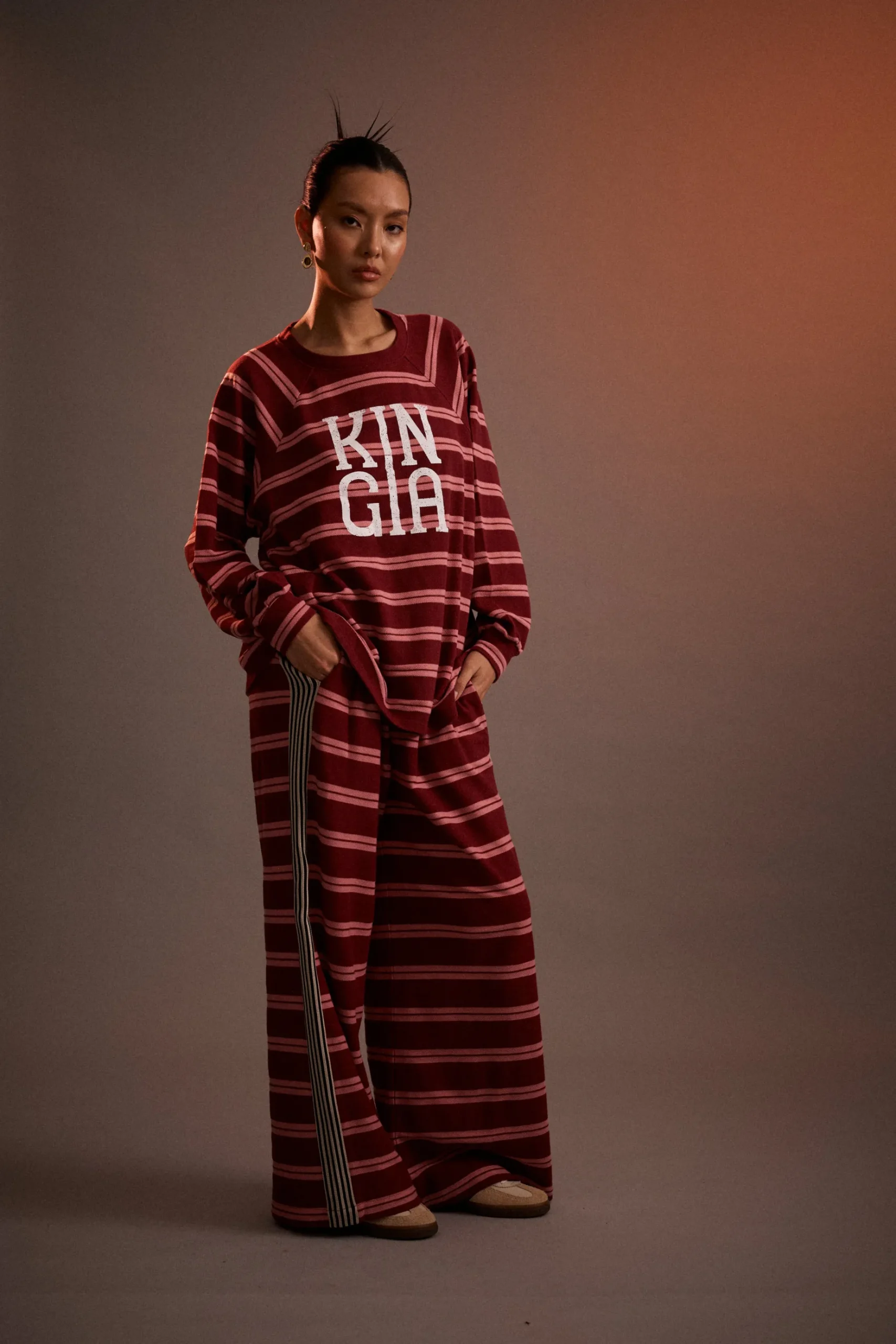 KINGA CSILLA Hades Stripe Romey Sweater