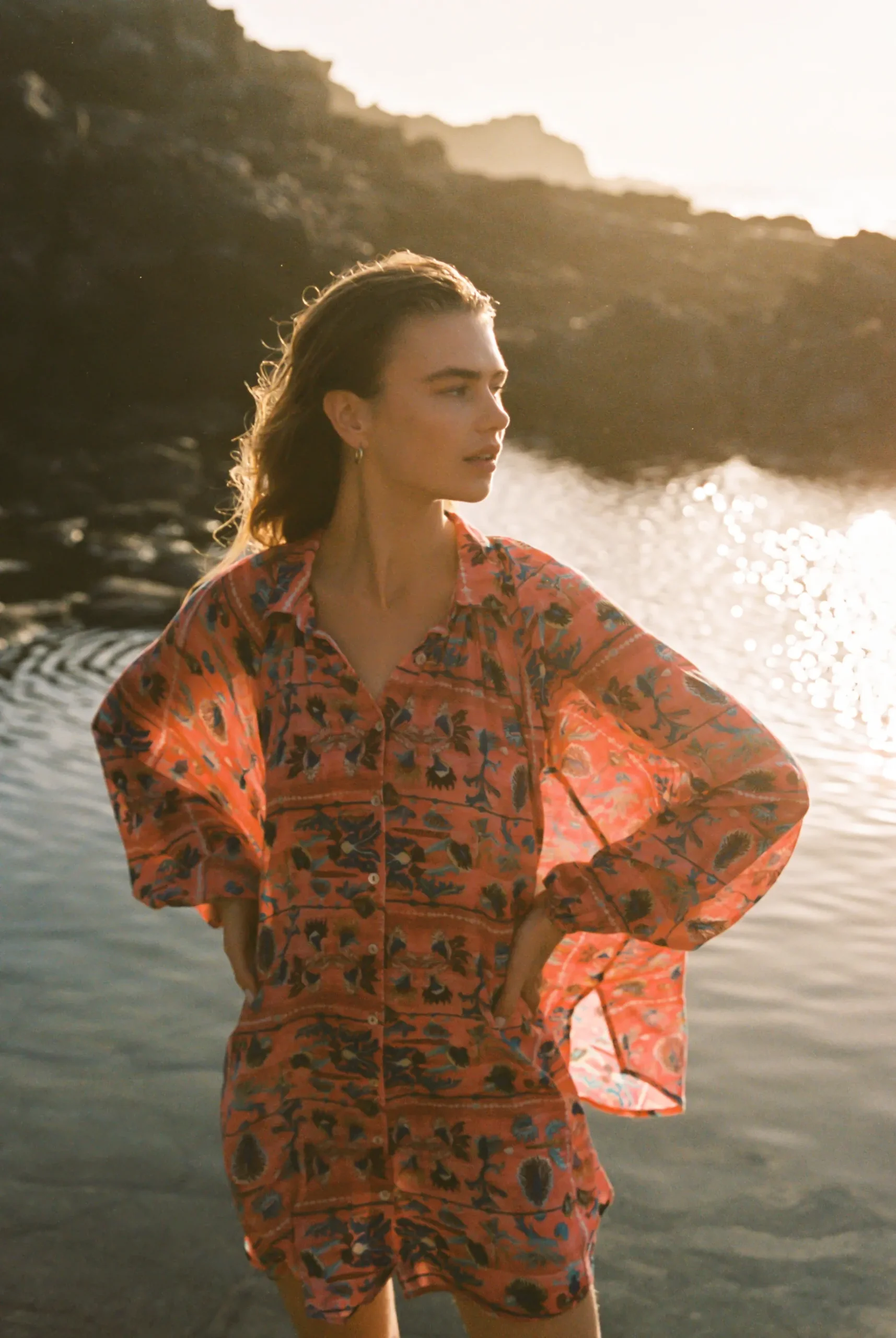 KINGA CSILLA Tierra Cupio Shirt Dress