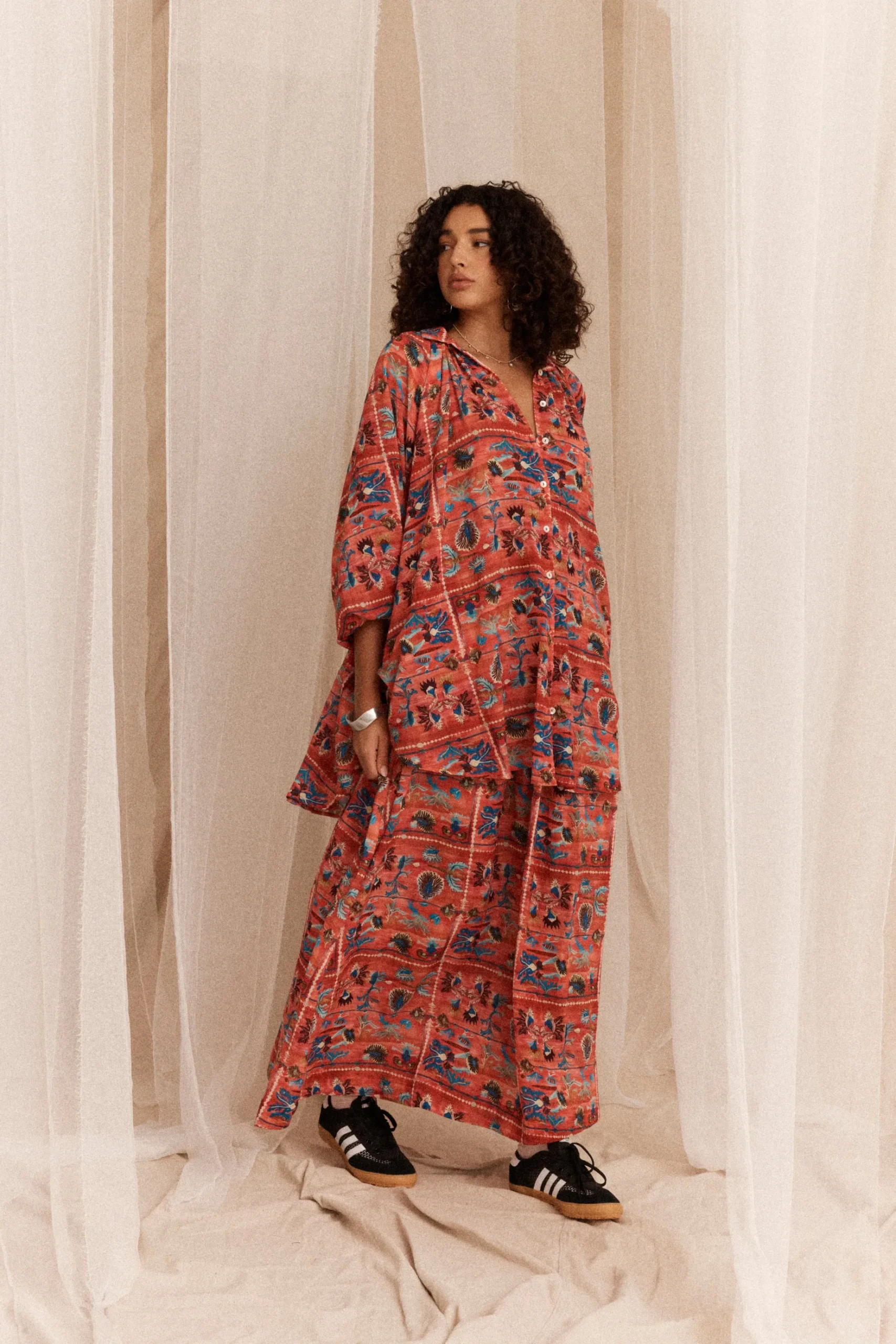 KINGA CSILLA Tierra Cupio Shirt Dress