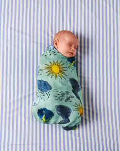 KIP & CO Bamboo Swaddle WEATHER REPORT