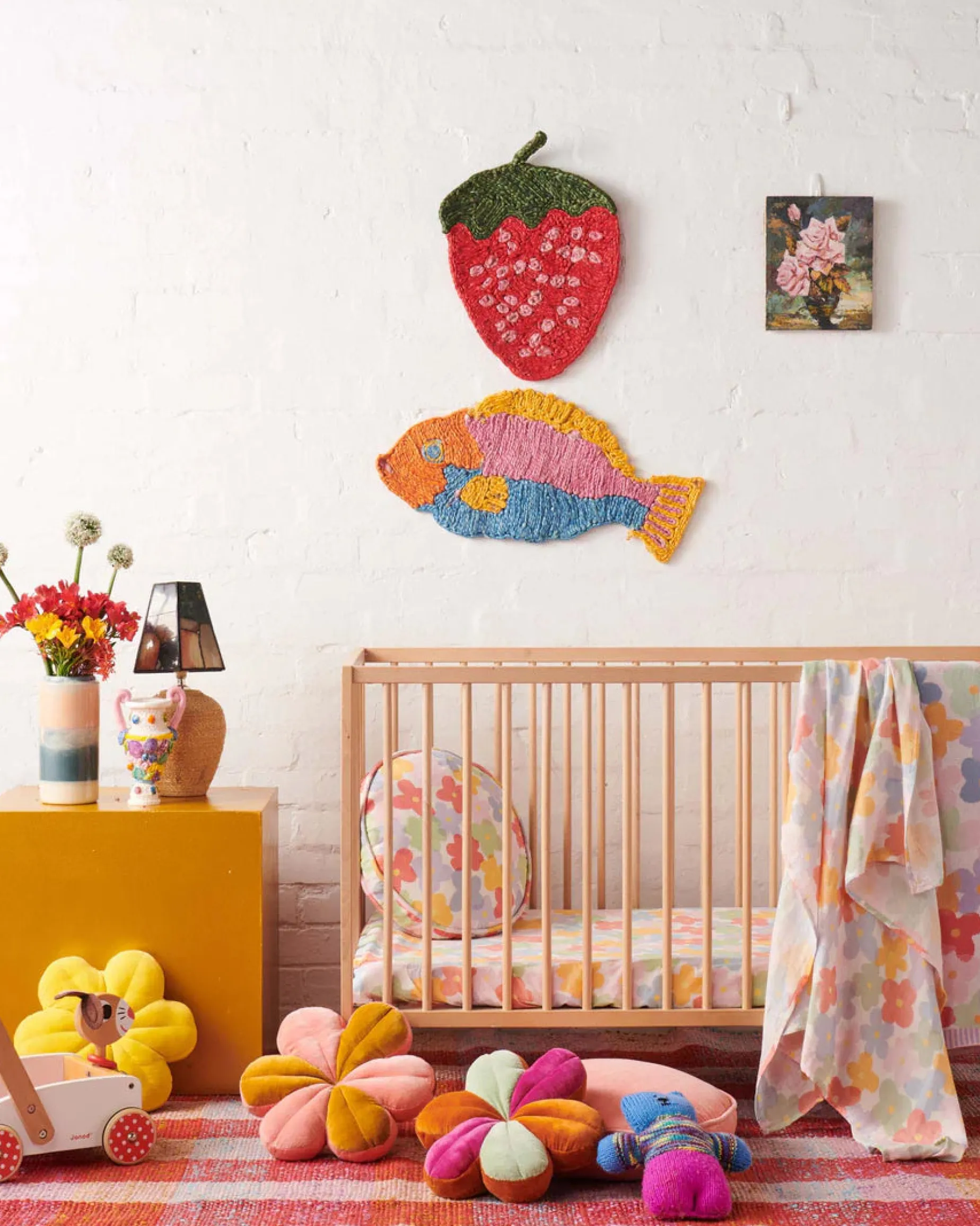 KIP & CO Bamboo Swaddle PAPER DAISY