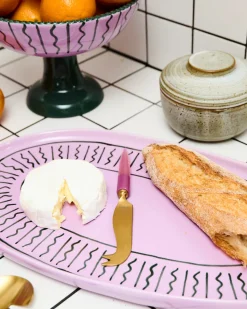 KIP & CO Cheese Knife PURPLE PATCH