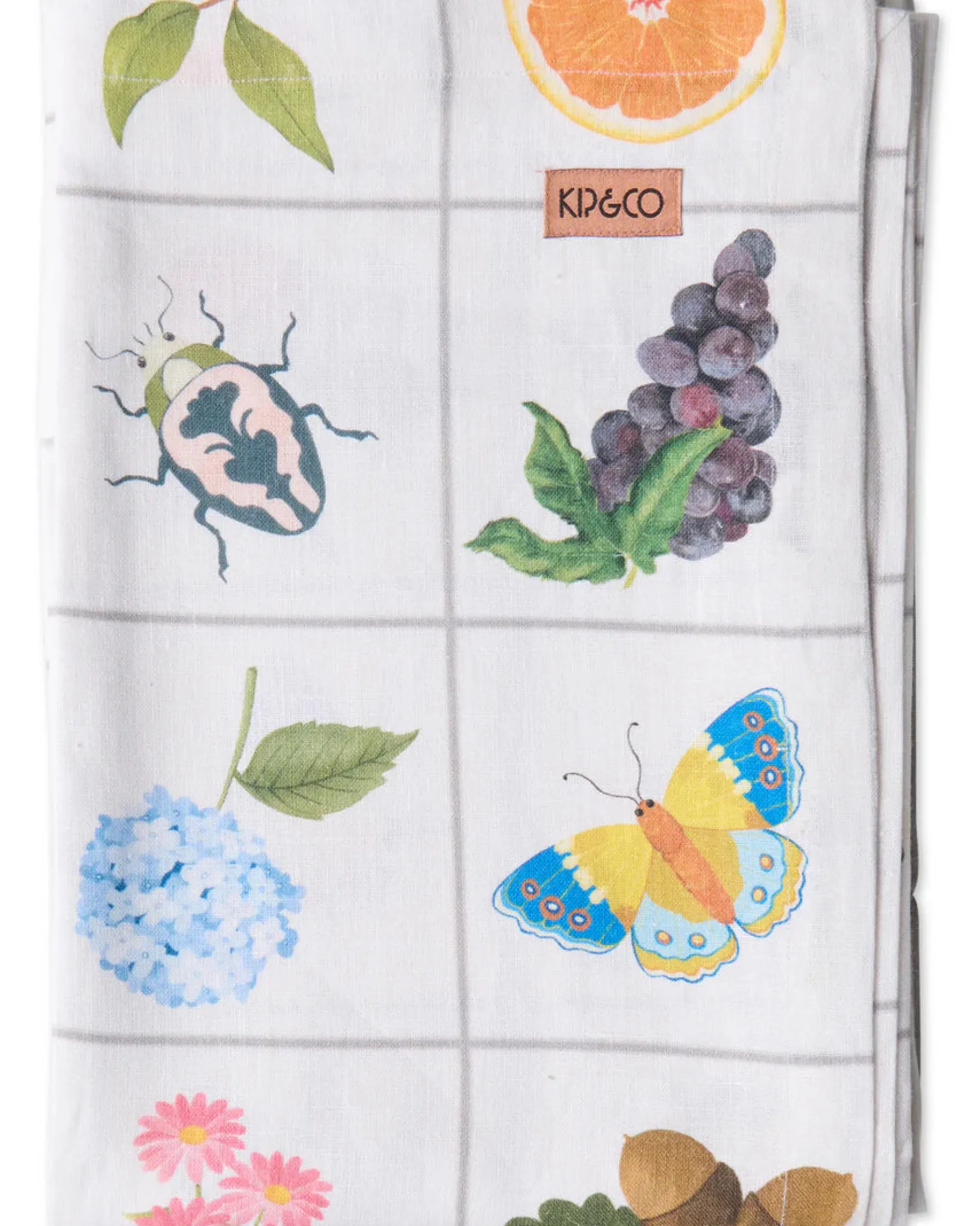 KIP & CO Linen Tablecloth 145 x 270cm PRAIRIE