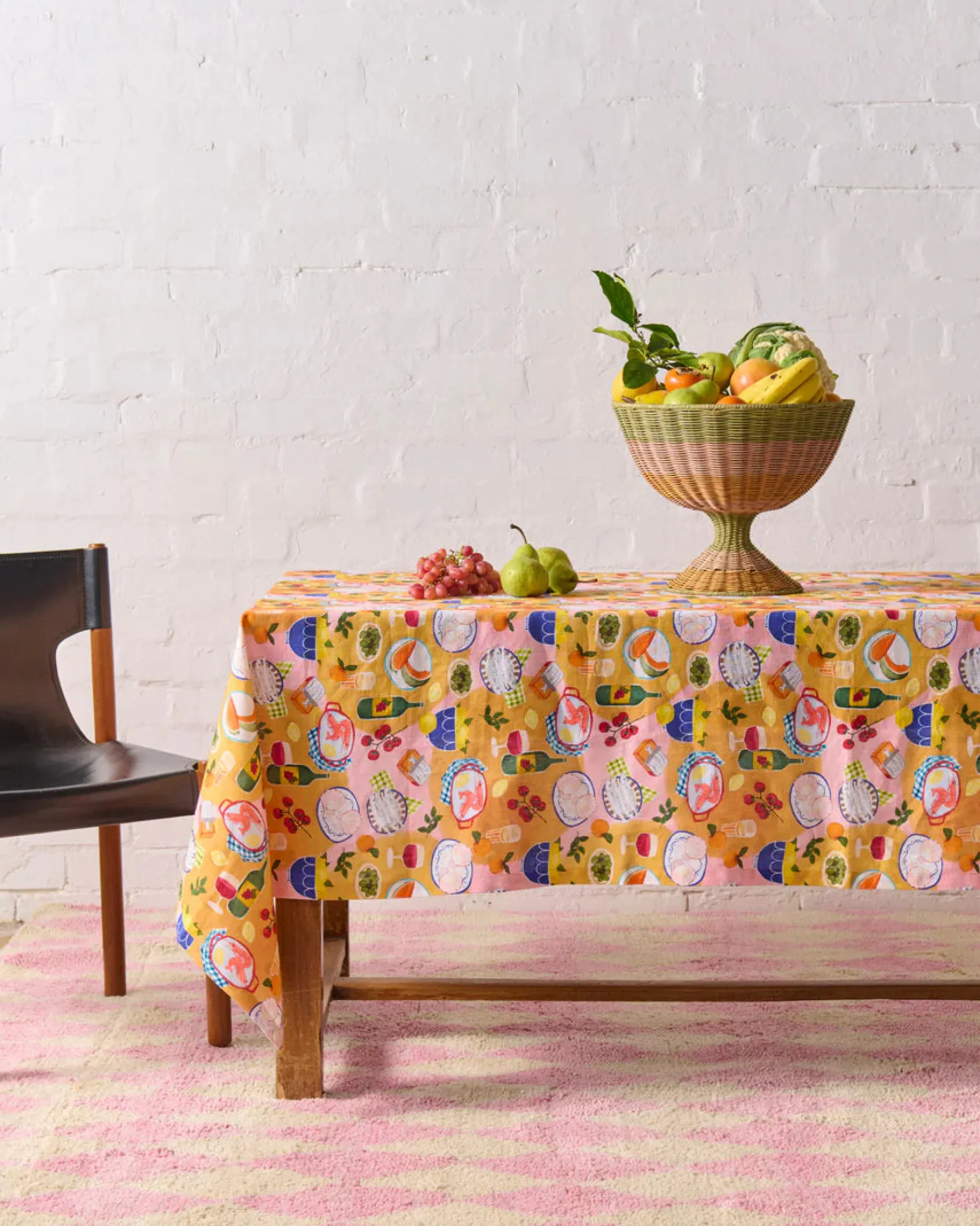 KIP & CO Linen Tablecloth 145 x 270cm SUPPER