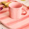 KIP & CO Mug Set 2 PINK STRIPE