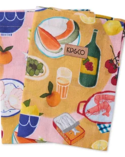 KIP & CO Napkin Set 4 SUPPER