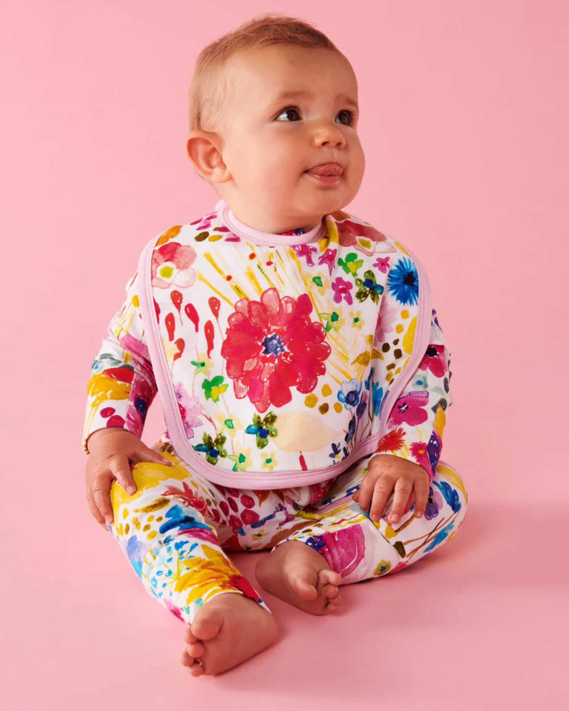 KIP & CO Organic Cotton Bib FIELD OF DREAMS