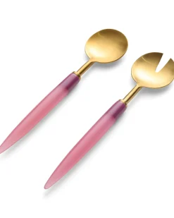 KIP & CO Salad Servers PURPLE PATCH