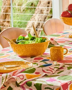 KIP & CO Salad Servers SUNSHINE STRIPE