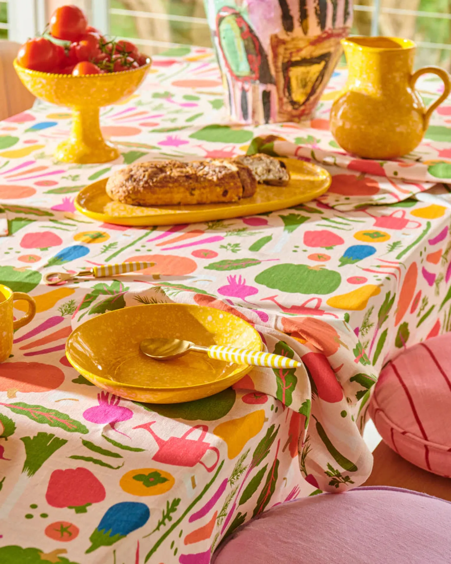 KIP & CO Serving Spoon SUNSHINE STRIPE