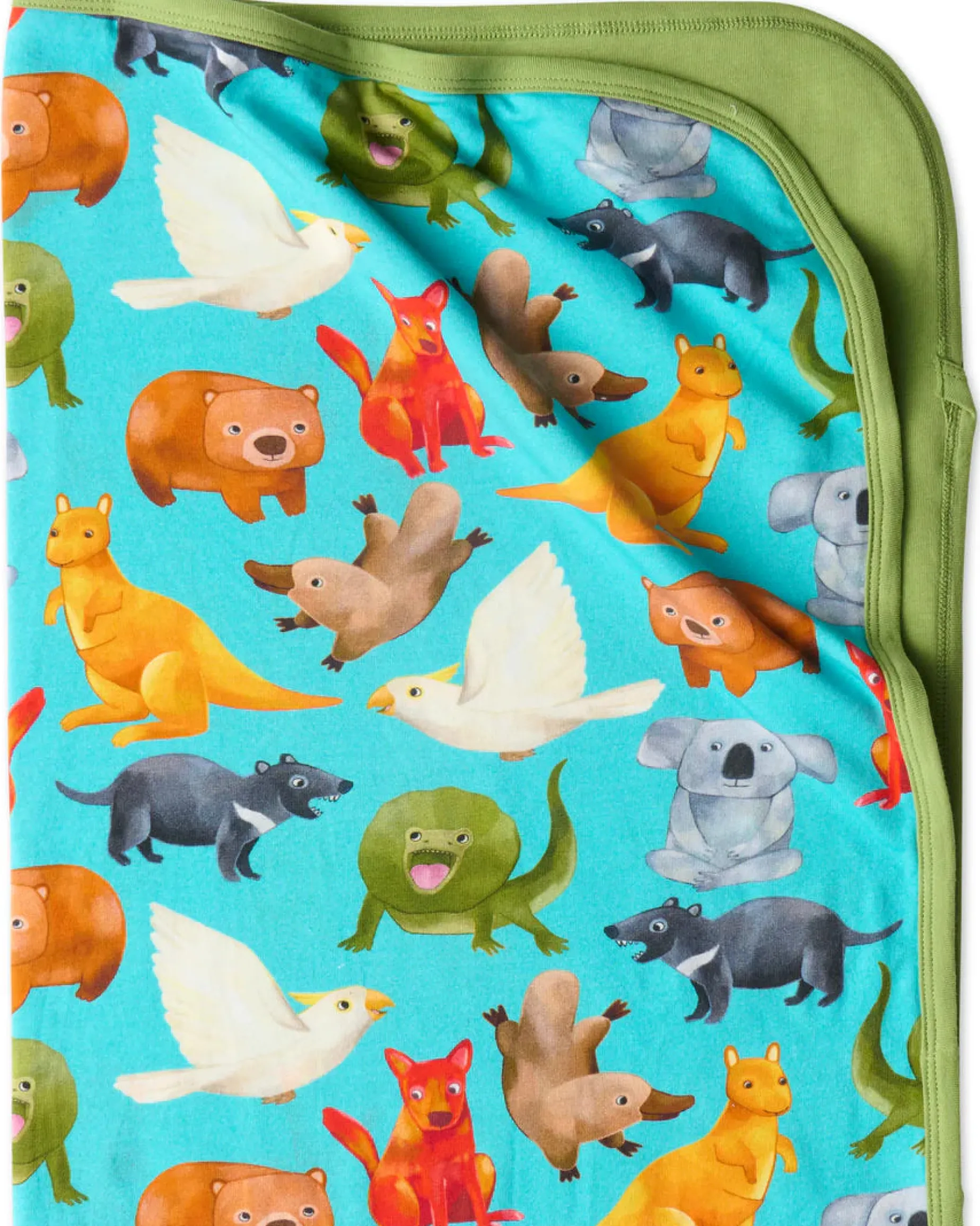 KIP & CO Snuggle Blanket HOME AMONG THE GUM TREES