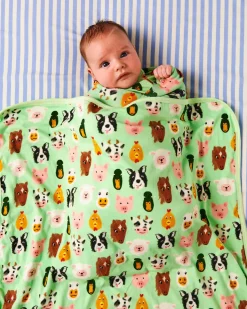 KIP & CO Snuggle Blanket FARM FRIENDS