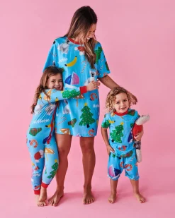 KIP & CO T Shirt Nightie CHRISTMAS ICONS