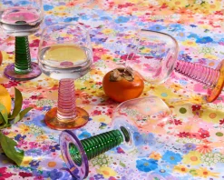 KIP & CO Wine Glass Set 2 SUNSET STALK