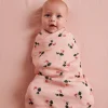 KIP AND CO Bamboo Swaddle POLKADOT ROSE