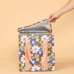 KOLLAB Cooler Bag BLUE FLOWERS