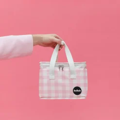KOLLAB Lunch Box CANDY PINK CHECK