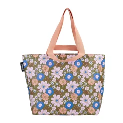 KOLLAB Shopper Tote BLUE FLOWERS