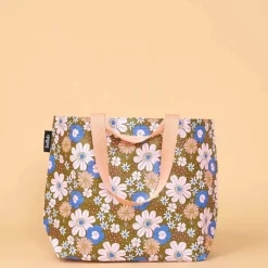 KOLLAB Shopper Tote BLUE FLOWERS