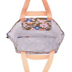 KOLLAB Shopper Tote BLUE FLOWERS