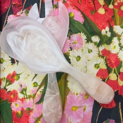 Large Organic Resin Servers BLUSH