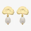 LIBERTE Sierra Pearl Earring GOLD
