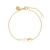 LINDA Brook Pearl Bracelet GOLD