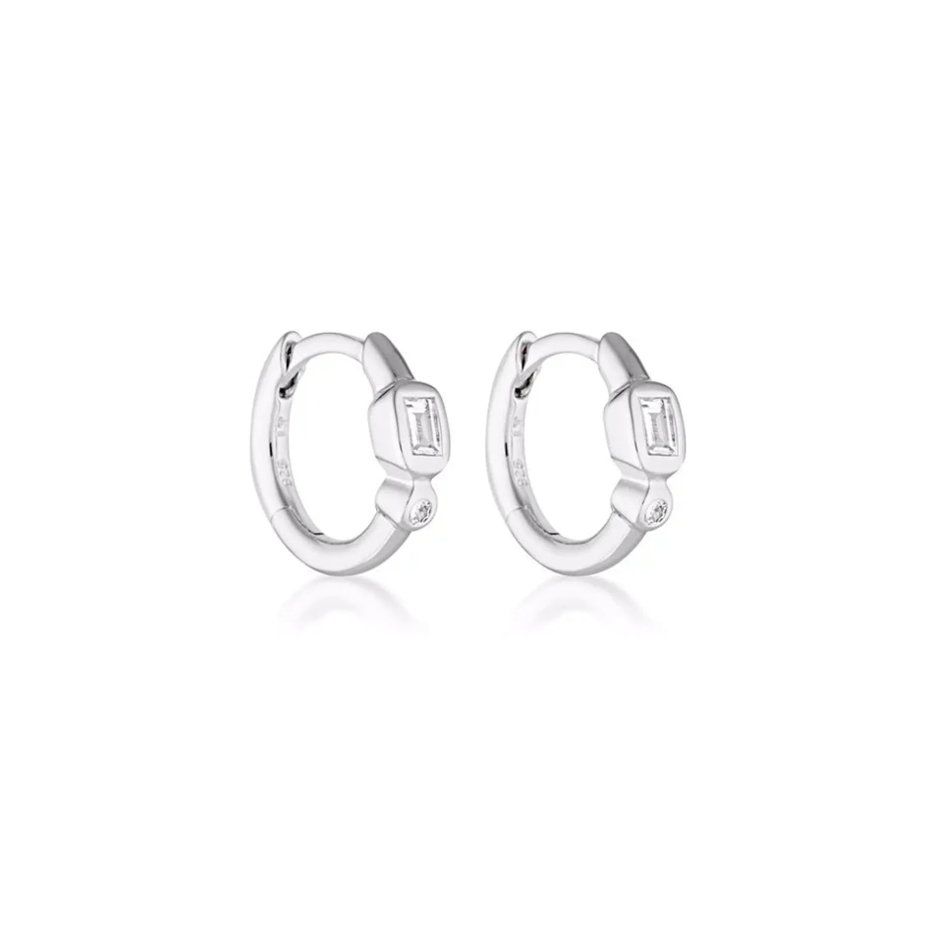 LINDA Form Huggies WHITE TOPAZ SILVER