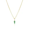 LINDA Gemstone Necklace EMERALD
