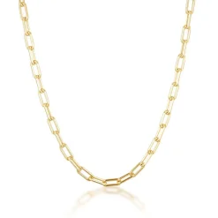 LINDA Paperclip Necklace GOLD