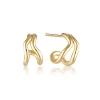 LINDA TAHIJA Split Earrings GOLD