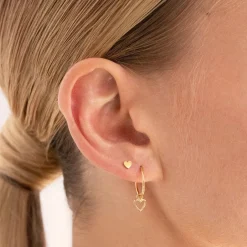 LT - Micro Heart Stud - GOLD